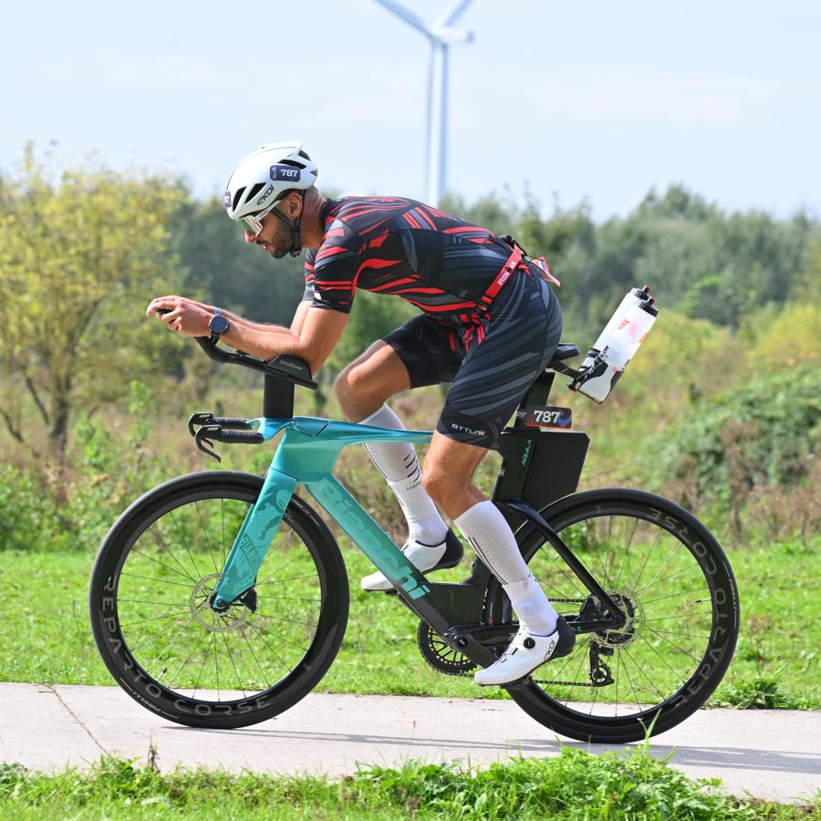 Fietsen 180 km in 5:18:23